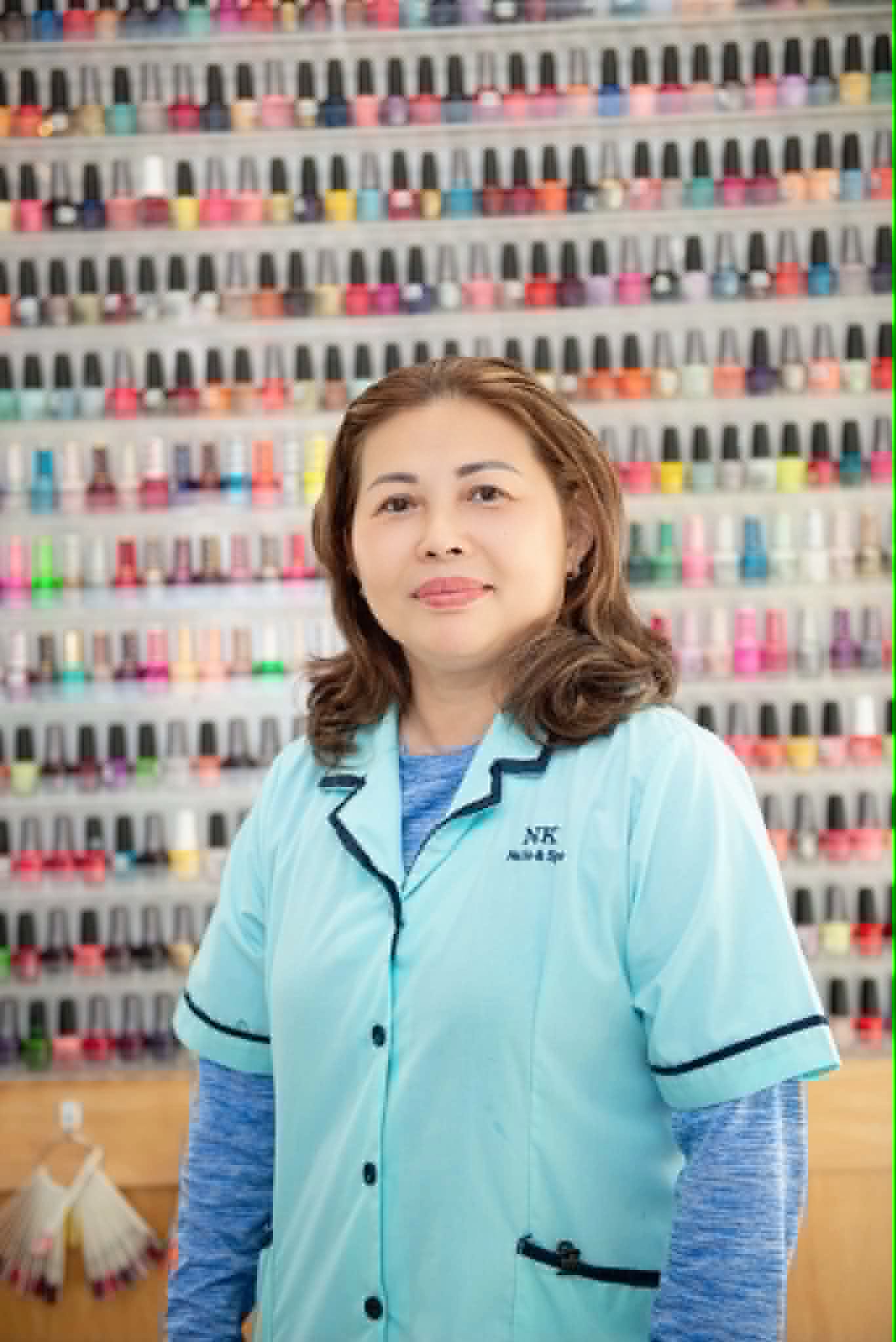 Annie, nail technician at NK Nails & Spa