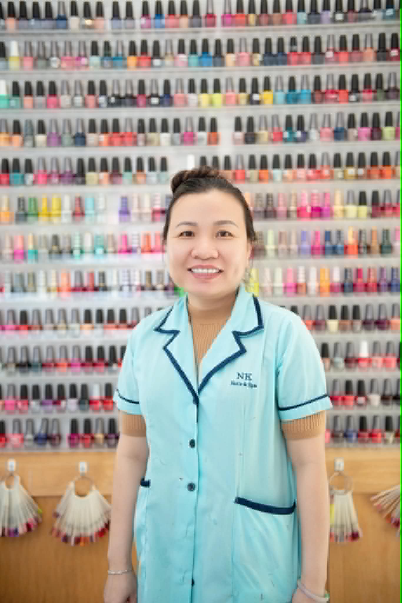 Cathy, nail technician at NK Nails & Spa