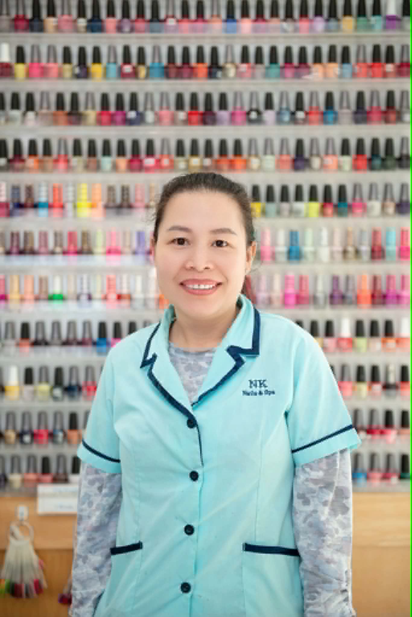 Linda, nail technician at NK Nails & Spa