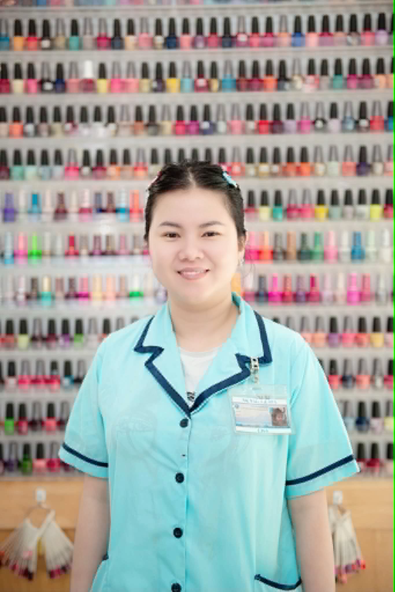 Lisa, nail technician at NK Nails & Spa