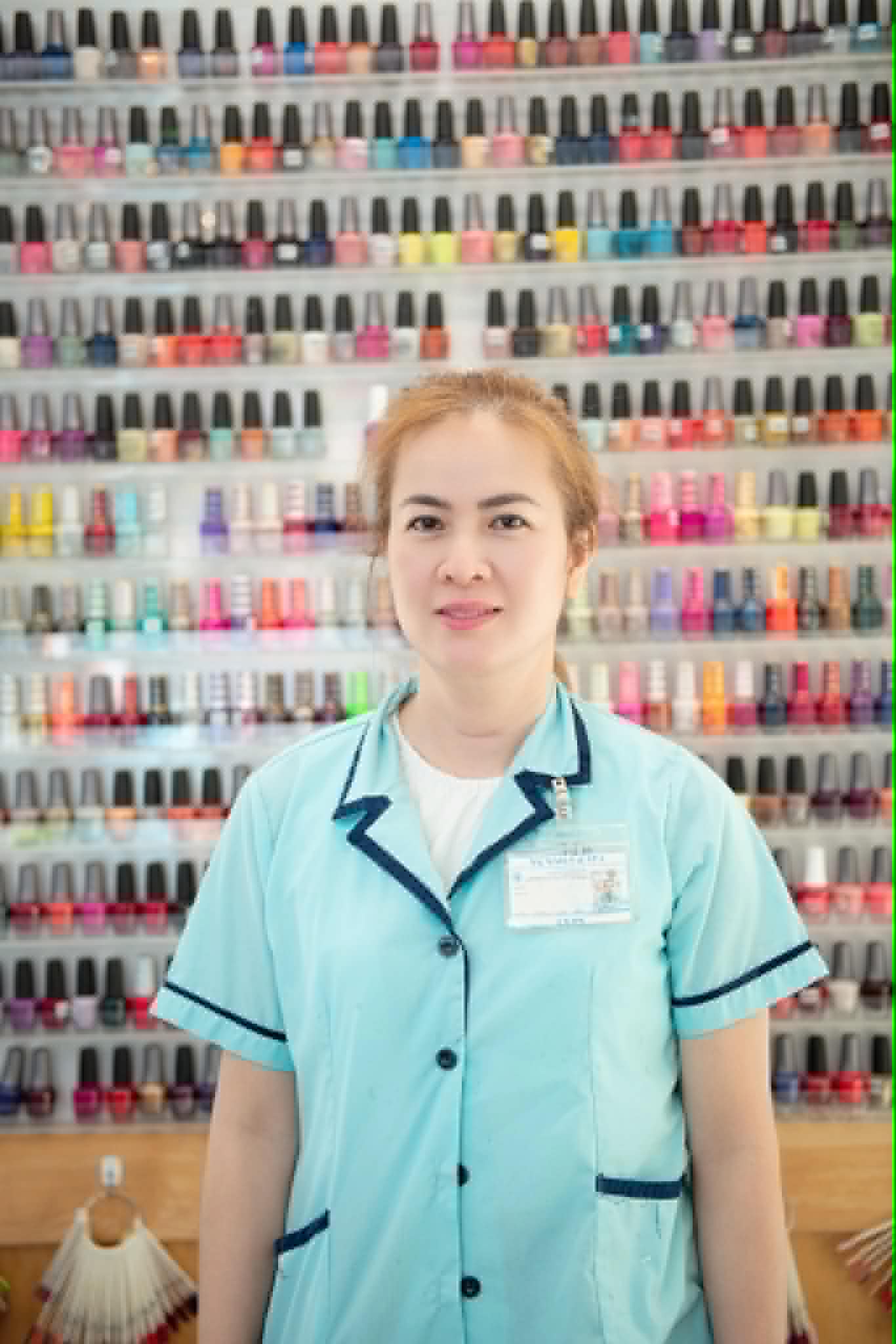 Lynn, nail technician at NK Nails & Spa