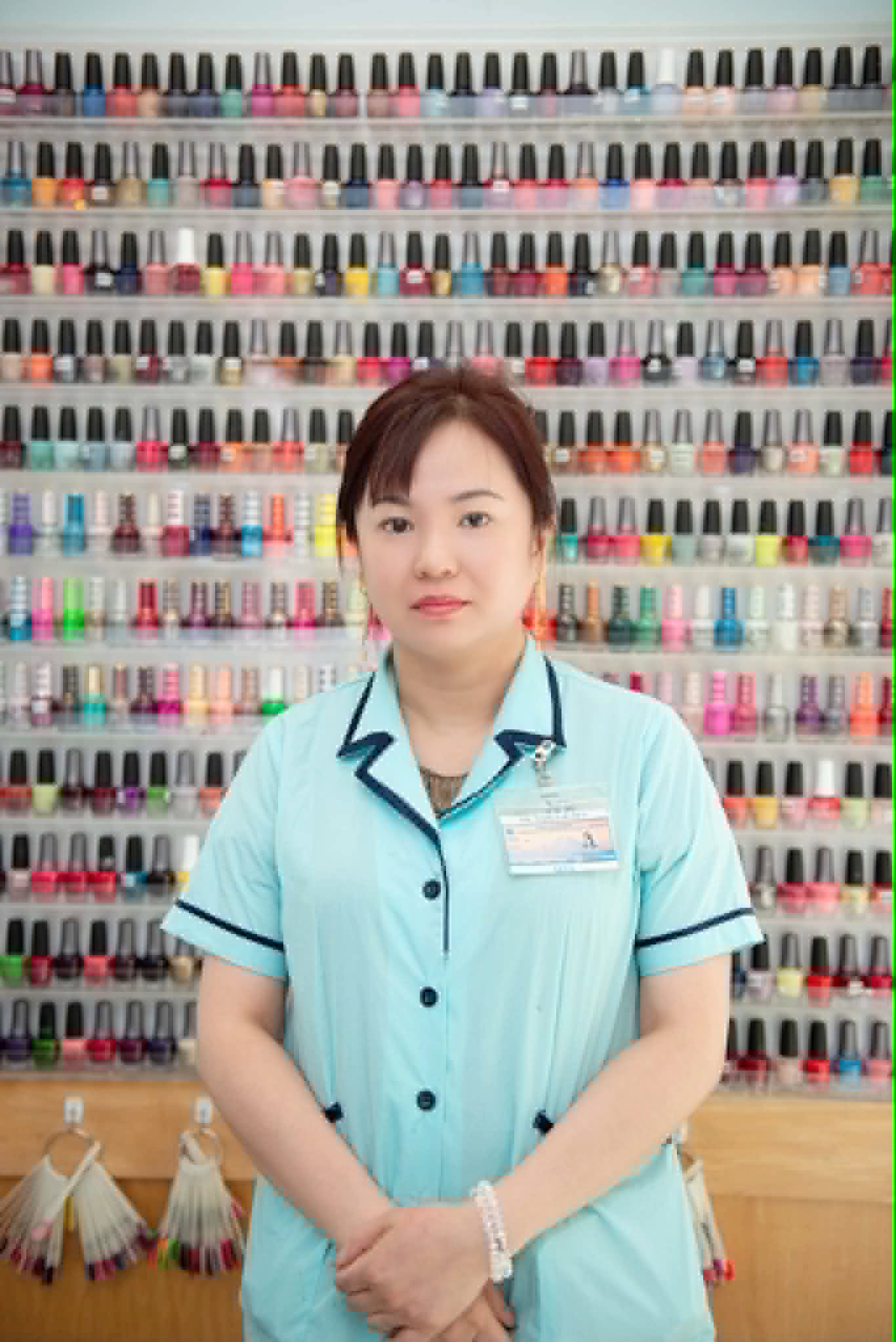 Tina, nail technician at NK Nails & Spa
